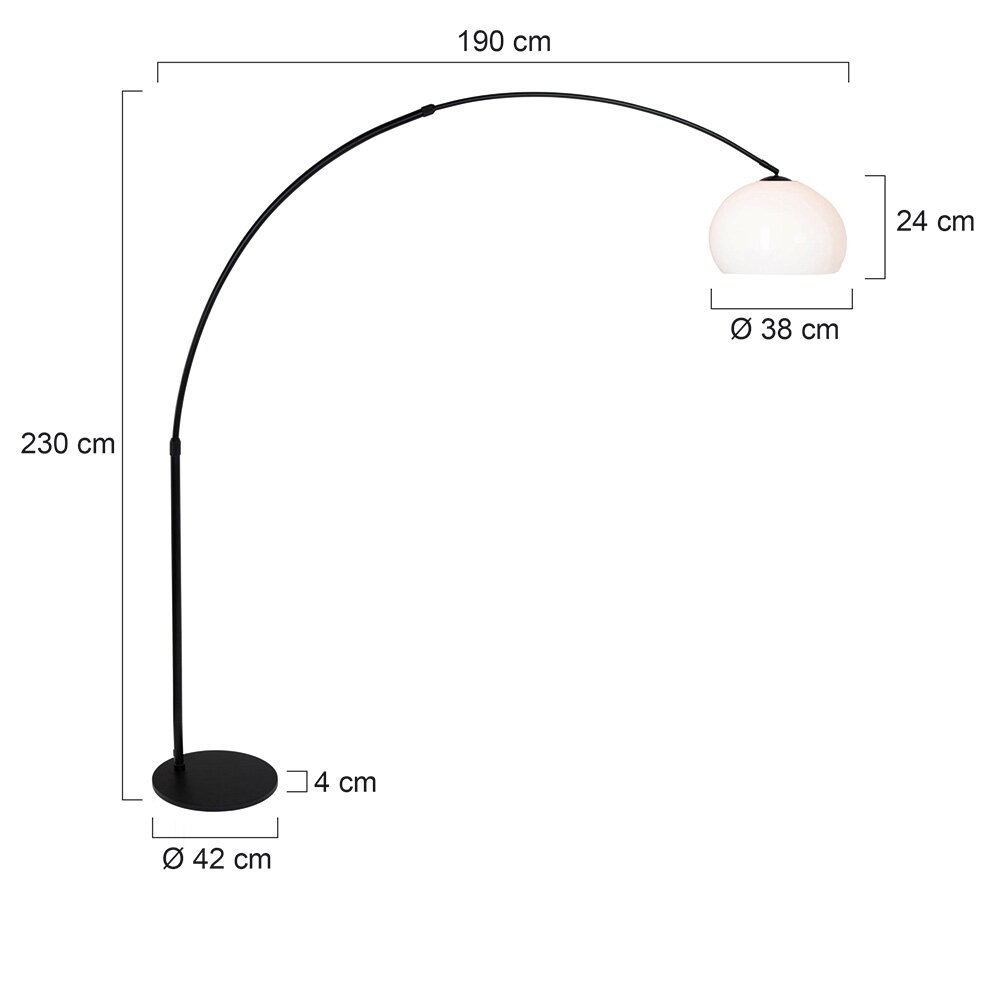 Steinhauer STRESA Floor Lamp black, 1-light source
