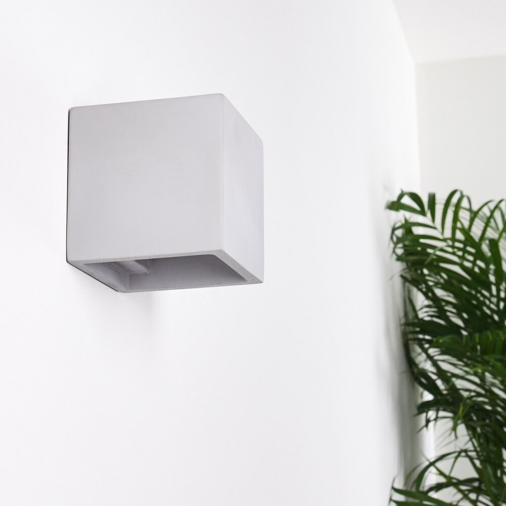 BRASLO Wall Light grey, 1-light source