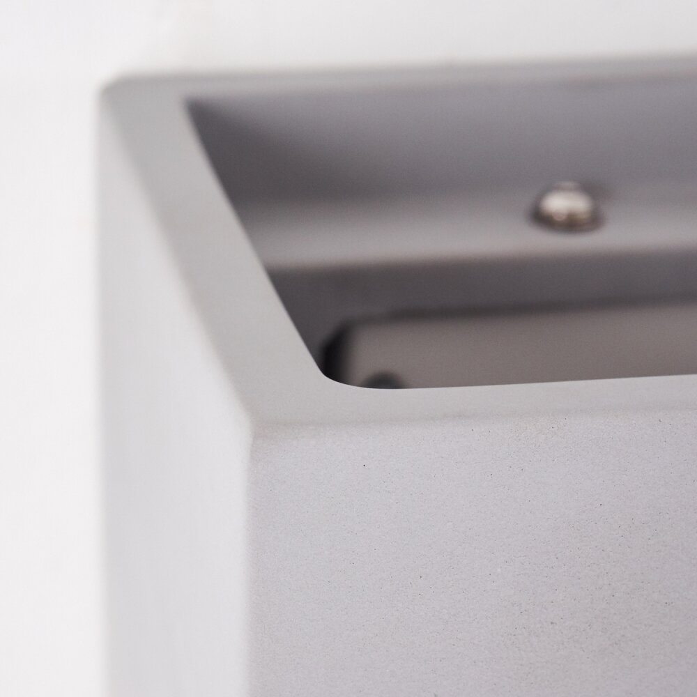 BRASLO Wall Light grey, 1-light source