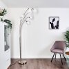 ALSEN Floor Lamp matt nickel, 5-light sources