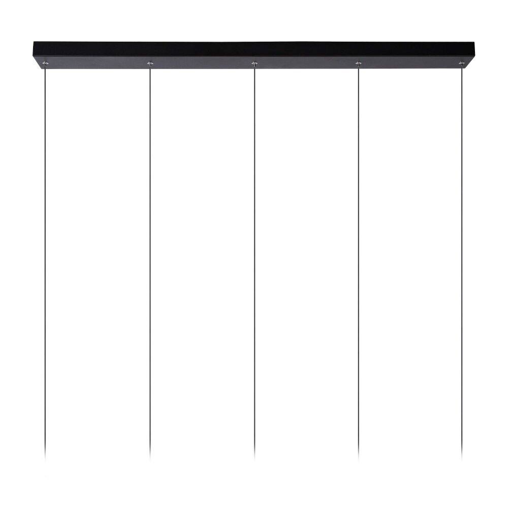Lucide TUBULE Pendant Light LED black, 5-light sources