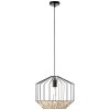 Brilliant TEMPLO Pendant Light brown, black, 1-light source