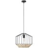 Brilliant TEMPLO Pendant Light brown, black, 1-light source