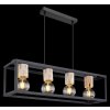 Globo HAGAR Pendant Light black, 4-light sources