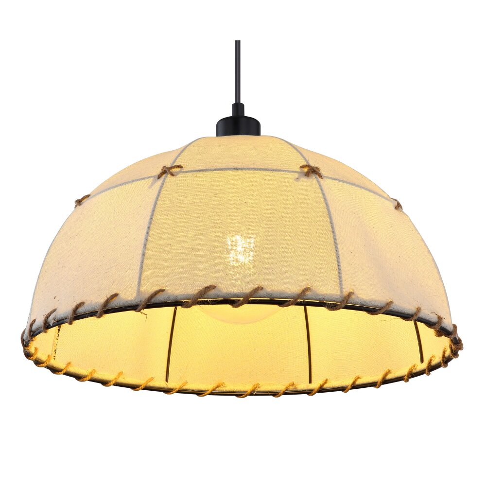 Globo REX Pendant Light black, 1-light source