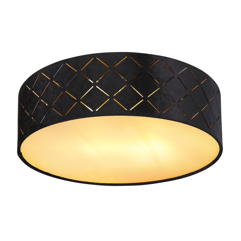 Globo SUNNA Ceiling Light black, 2-light sources