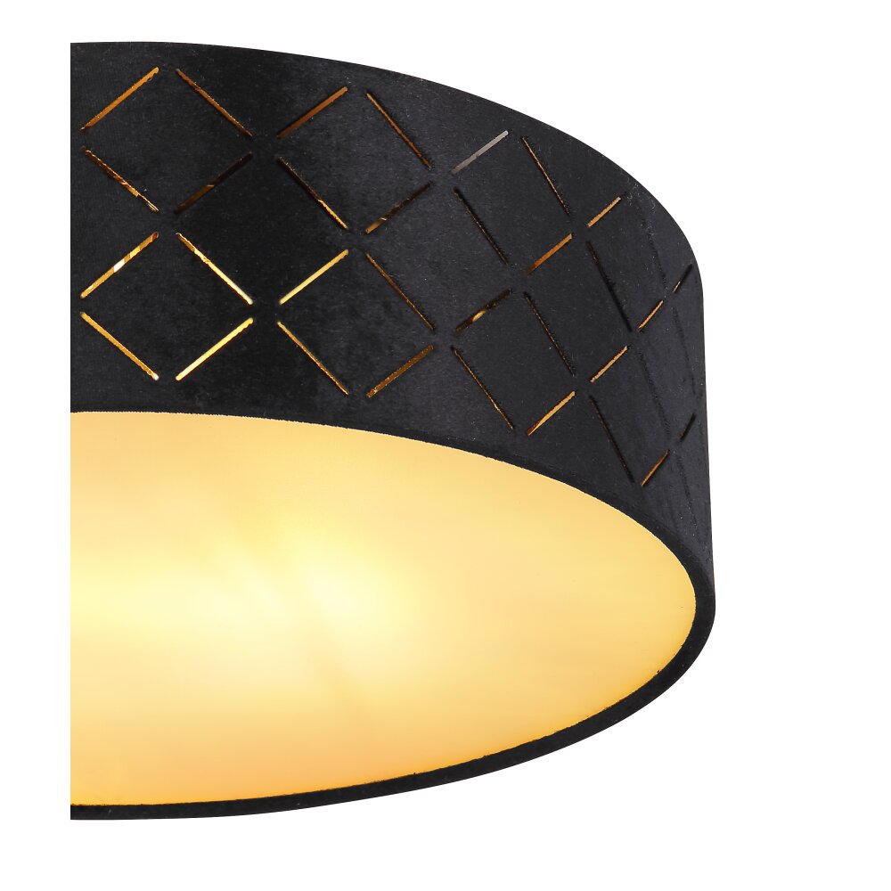 Globo SUNNA Ceiling Light black, 2-light sources