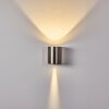 MORA Outdoor Wall Light LED stainless steel, 2-light sources