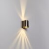 MORA Outdoor Wall Light LED stainless steel, 2-light sources