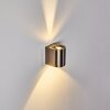 MORA Outdoor Wall Light LED stainless steel, 2-light sources