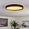 BEADE Ceiling Light LED gold, black, 1-light source, Remote control