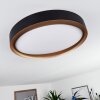 BEADE Ceiling Light LED gold, black, 1-light source, Remote control