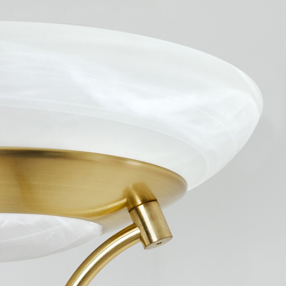 Mairoa Floor Lamp LED brass, 2-light sources