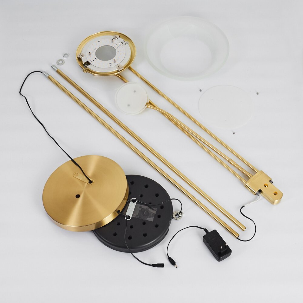 Mairoa Floor Lamp LED brass, 2-light sources