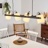 Gibraltar Pendant Light black, 4-light sources