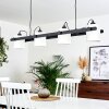 Gibraltar Pendant Light black, 4-light sources