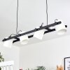 Gibraltar Pendant Light black, 4-light sources