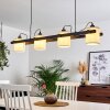 Gibraltar Pendant Light black, 4-light sources