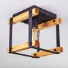 Maladera Ceiling Light Light wood, rust-coloured, black, 1-light source