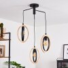 Kintore Pendant Light black, 3-light sources