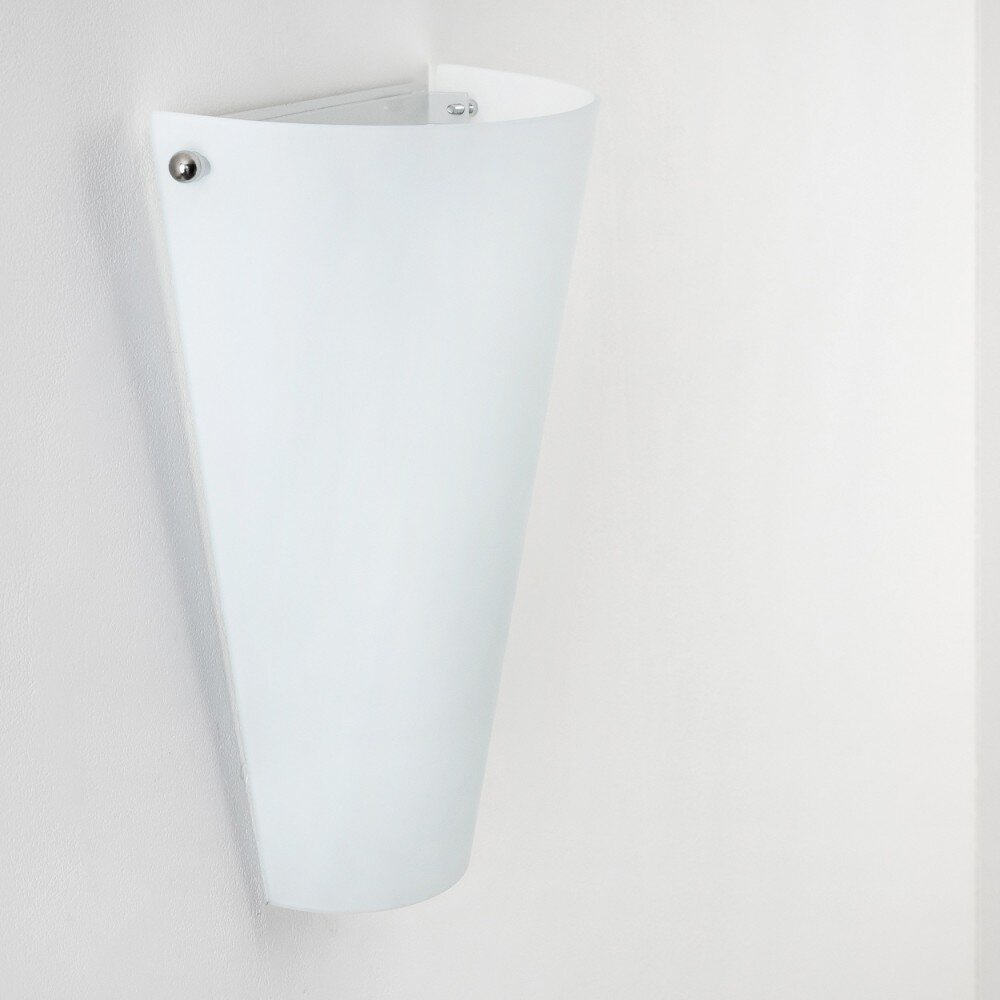 Zera wall light aluminium, white, 1-light source