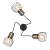 Globo ARGUSTO Ceiling Light black, 3-light sources