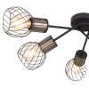 Globo ARGUSTO Ceiling Light black, 6-light sources