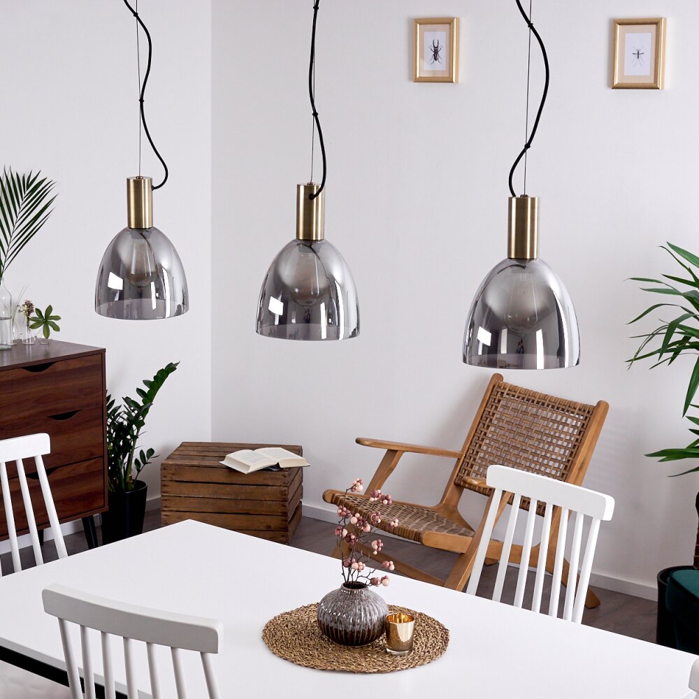 Panuhe Pendant Light brass, 3-light sources