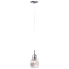 Brilliant Living Drops Pendant Light chrome, 1-light source