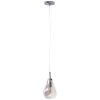 Brilliant Living Drops Pendant Light chrome, 1-light source