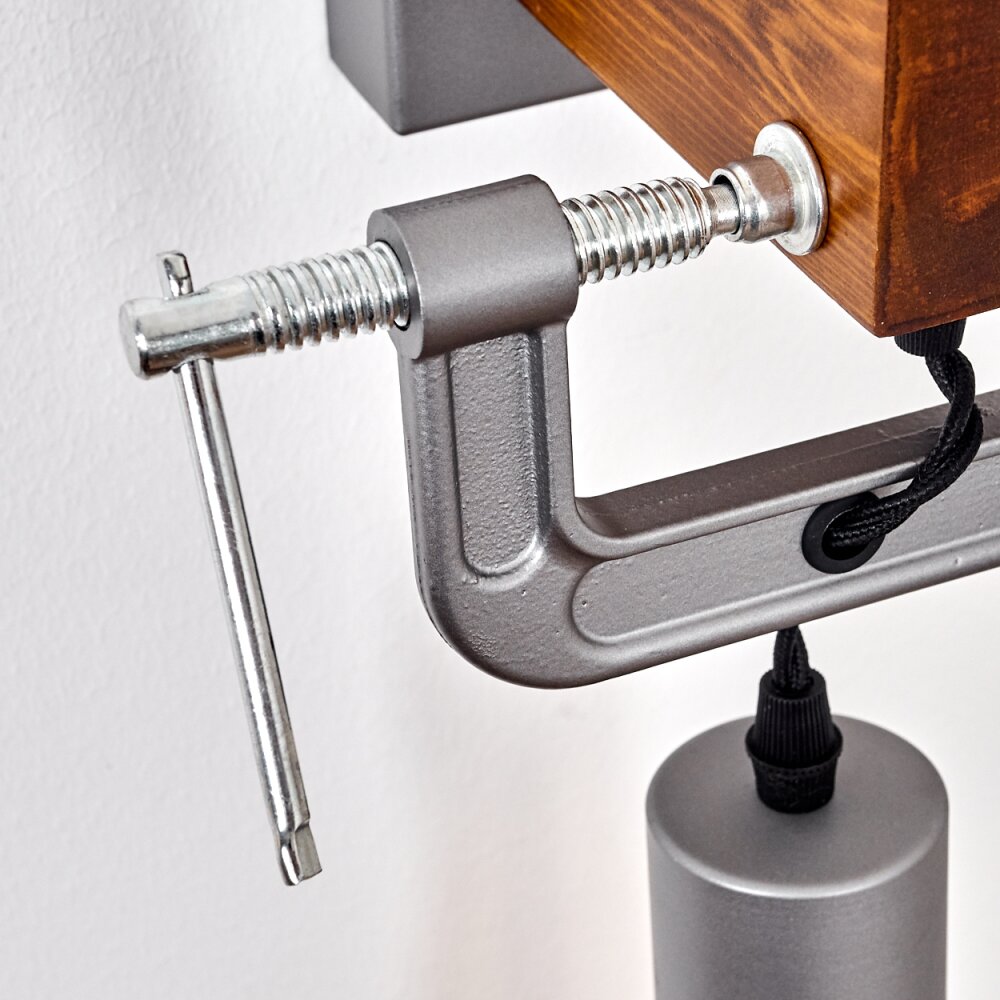 Hautahi Wall Light grey, Dark wood, 1-light source