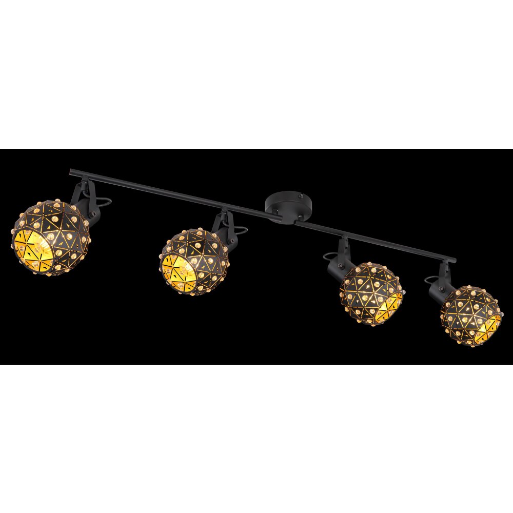 Globo JODIE Spotlight black, 4-light sources