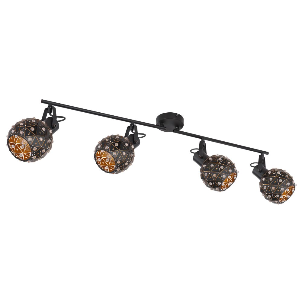 Globo JODIE Spotlight black, 4-light sources