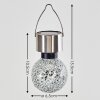 Solar light Ledoux stainless steel, 1-light source