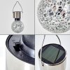 Solar light Ledoux stainless steel, 1-light source