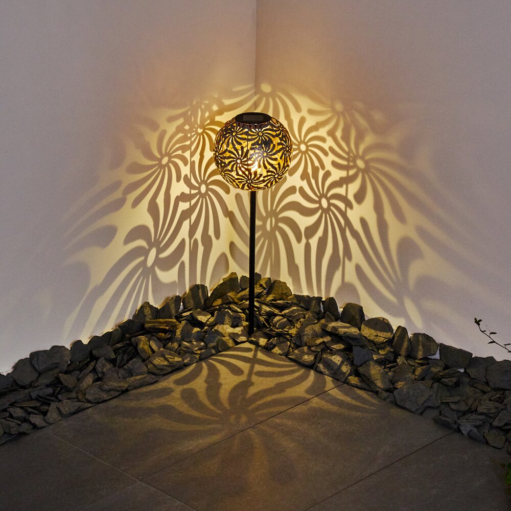 Gilbert solar light LED silver, 1-light source