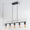 Tulla Pendant Light black, 5-light sources