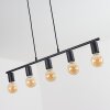 Tulla Pendant Light black, 5-light sources