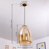 Alvares Pendant Light bronze, 1-light source