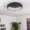 Pine Ceiling Light LED black, 1-light source