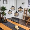 Tawasu Pendant Light black, 4-light sources