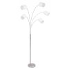 Globo AVA Floor Lamp matt nickel, 5-light sources