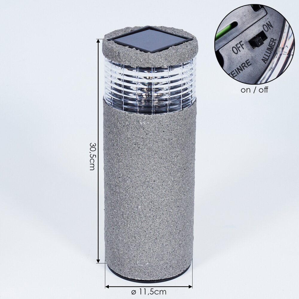 Mesabolo solar light LED clear, 1-light source
