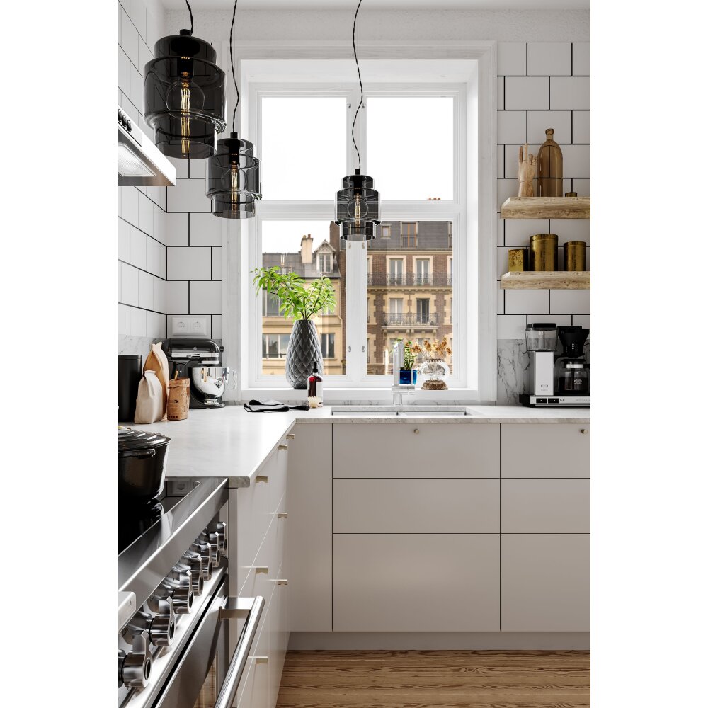 By Rydens Ebbot Pendant Light black, 1-light source