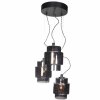 By Rydens Ebbot Pendant Light black, 3-light sources