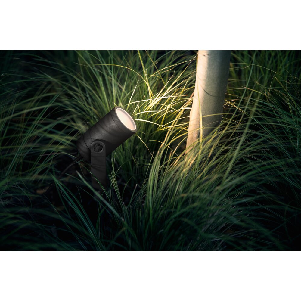 Philips HUE AMBIANCE WHITE & COLOR WACA LILY Spot, base set of 3 LED black, 1-light source, Colour changer