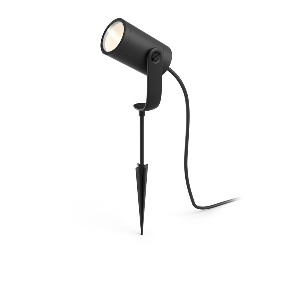 Philips HUE AMBIANCE WHITE & COLOR WACA LILY Spot, base set of 3 LED black, 1-light source, Colour changer