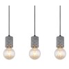 Globo FREDDY Pendant Light Oxidised Silver, 5-light sources