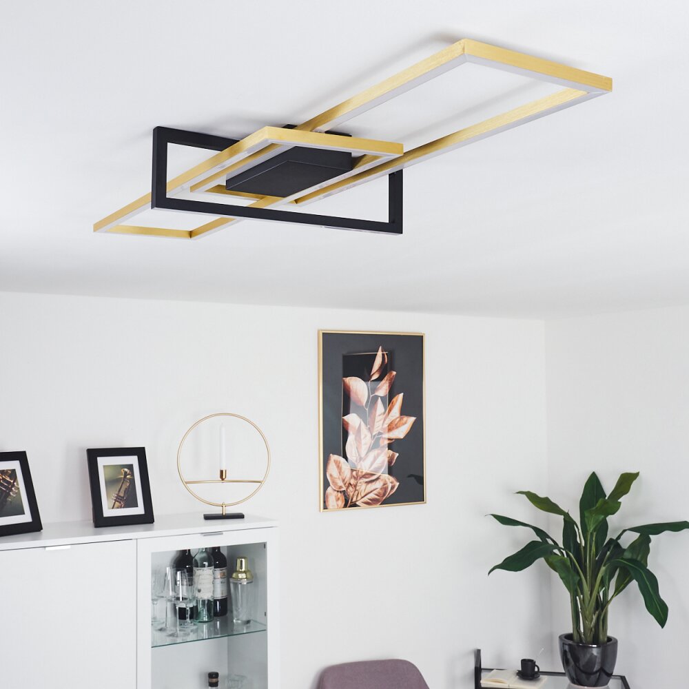 Omega Ceiling Light LED black, 1-light source