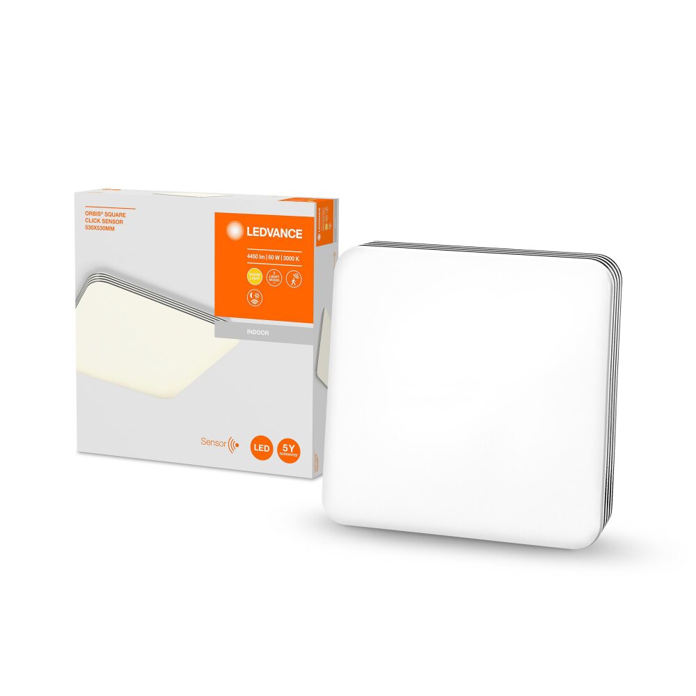 LEDVANCE ORBIS Ceiling Light white, 1-light source, Motion sensor